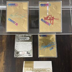 1998 Baseball Set of 3 Chasing 61 23Kt Gold Card