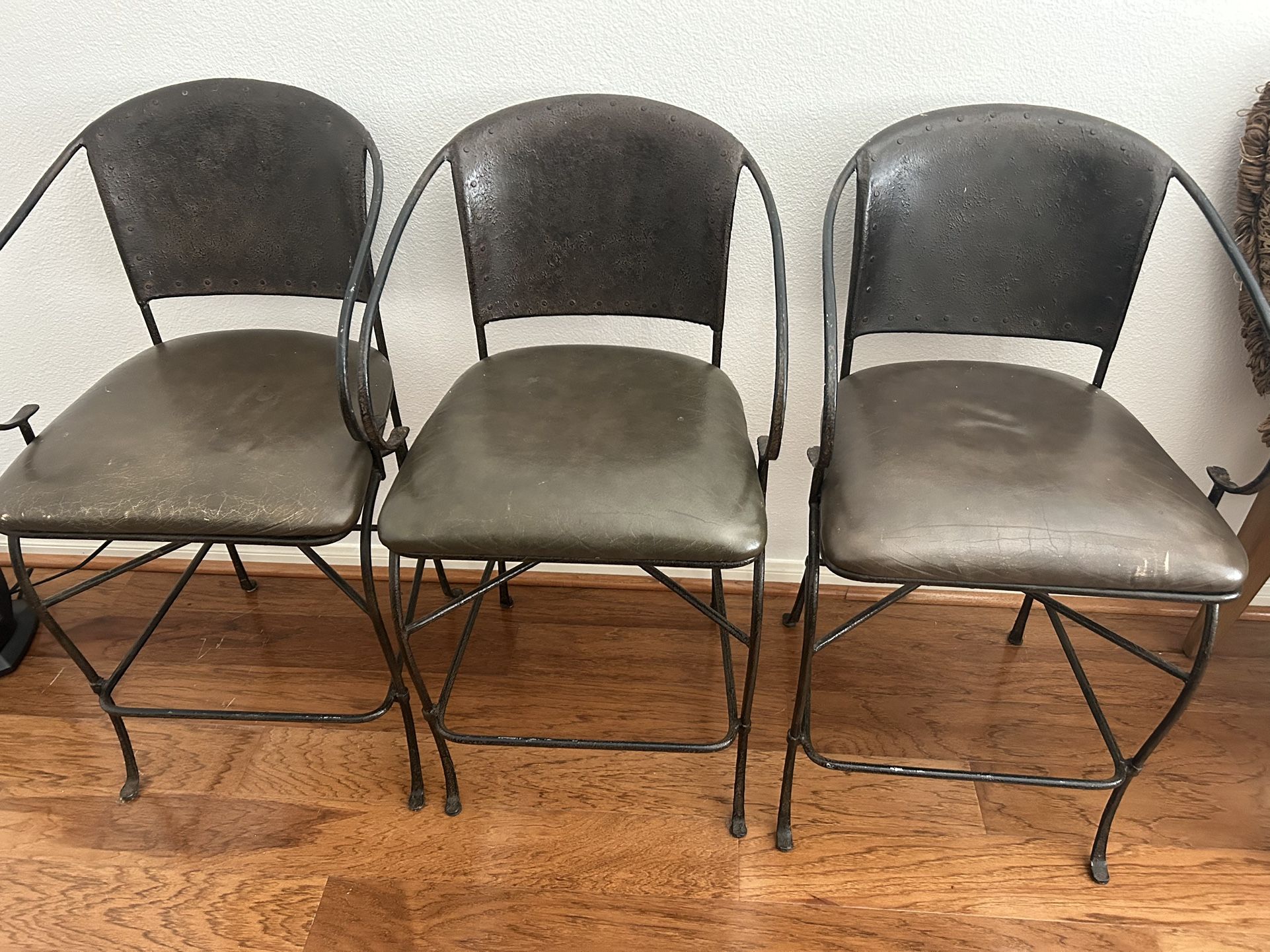  Wrought iron Bar Stool.  