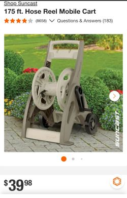 Suncast
175 ft. Hose Reel Mobile Cart $30 EACH I have 3 left