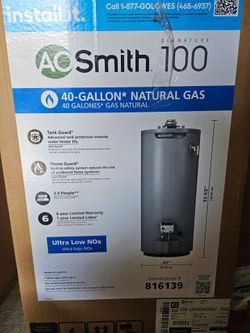 AO Smith 40gal water heaters