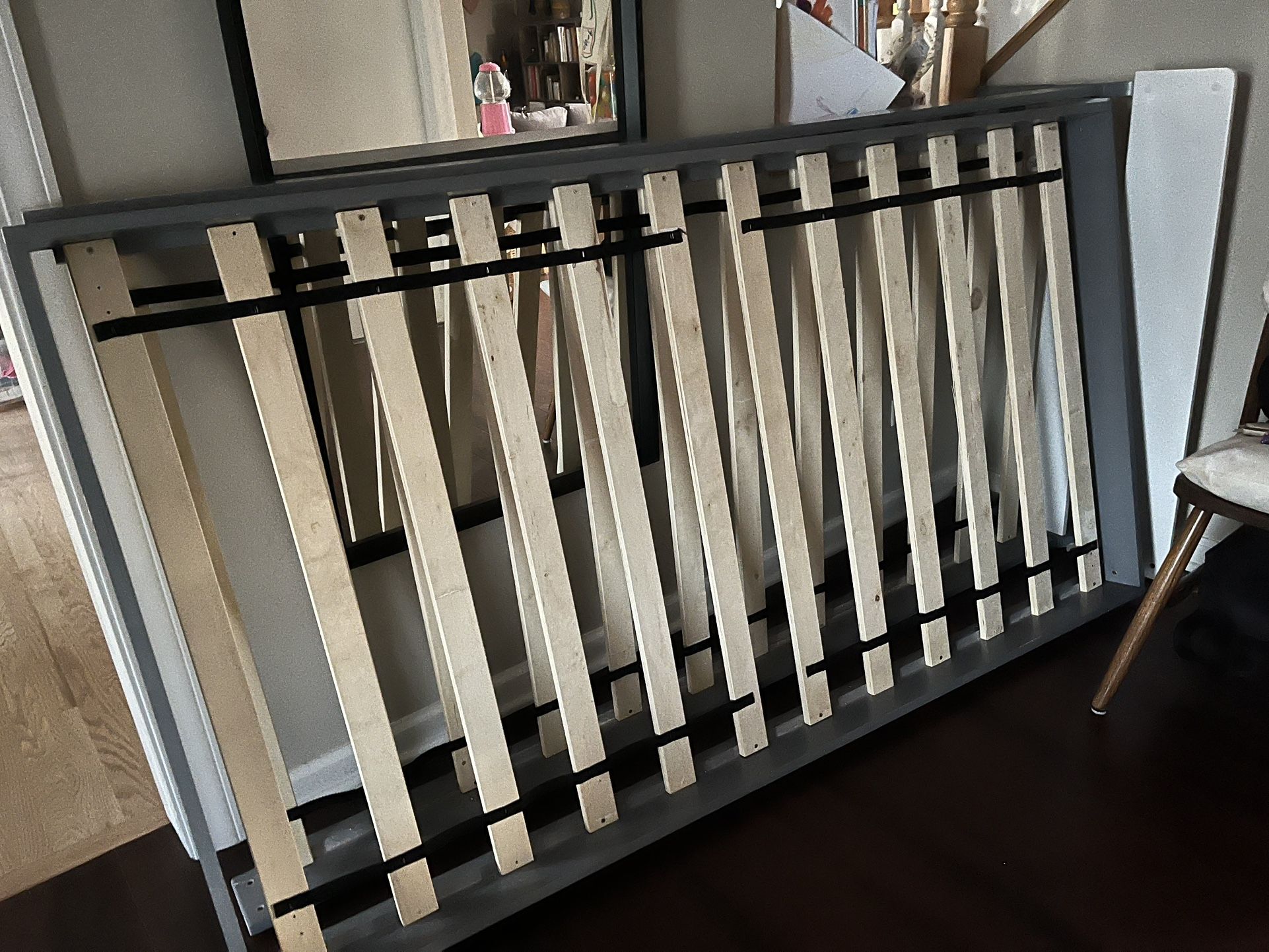 10/4-5 ONLY: Baxton Studio Trundle Bed/IKEA mattresses/beddings