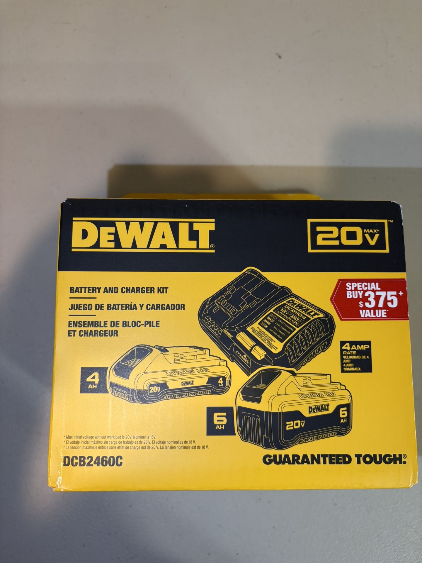 Dewalt 20v Battery/charger Kit