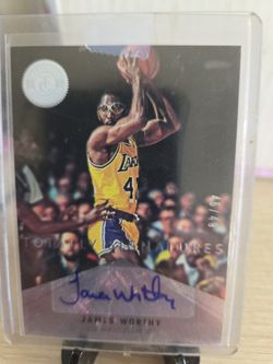 Lakers  James  Worthy  certified  Autograph  Card