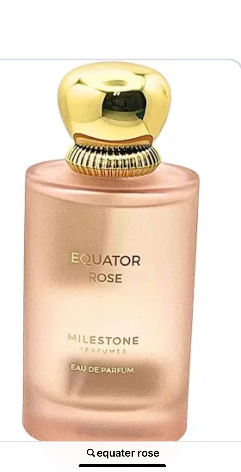 Equator Rose Perfume $50