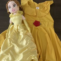 Belle Dress 4T with Doll 