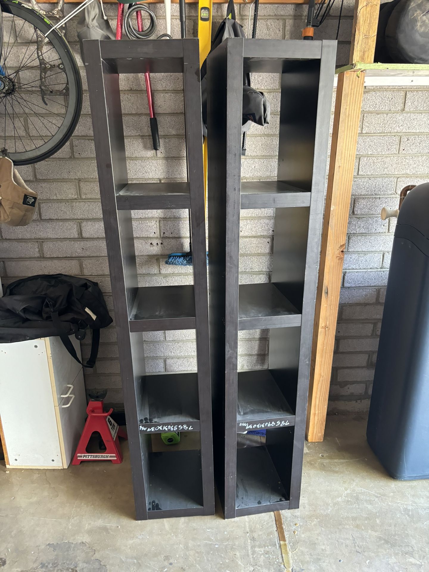 Black Bookshelves