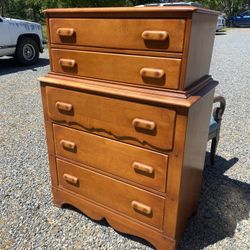 Tall Maple Dresser 