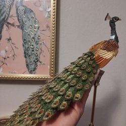 Metal Puzzle Peacock Decor