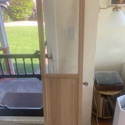 IKEA Oxberg Door Wood And Glass