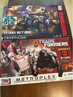 Transformers Metroplex and Trypticon - Both Brand New Sealed Titans!