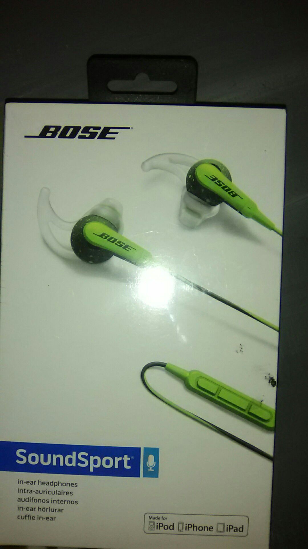 Bose sound sport in ear headphones