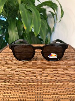 Acetate Frame Polarized black sunglasses