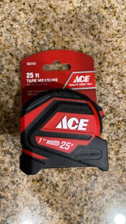 Ace 25 ft. L X 1 in. W Compact Tape Measure