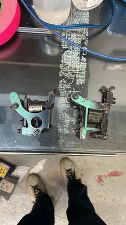 Chris Smith workhorse irons tattoo machines