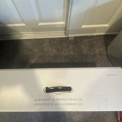 Alienware Monitor  360 Hz .5 Ms Delay Freesync Unpacked 