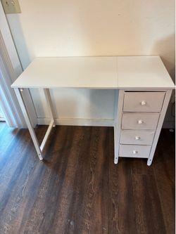 White desk