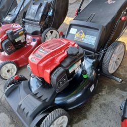 TROY BILT  LAWN MOWER SELF PROPELLED  ONE YEAR GARANTY 