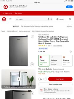 Whirlpool Mini Refrigerator