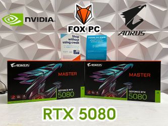 #BRAND NEW # GIGABYTE AORUS GeForce RTX 5080 Master 16G Graphics Card, WINDFORCE Cooling System, 16GB 256-bit GDDR7, GV-N5080AORUS M-16GD Video Card
