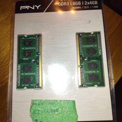 Upgrade That Older Laptop.  PNY 8GB 2x4GB DDR3 1600 PC3-12800 CAS 11 Laptop Memory RAM