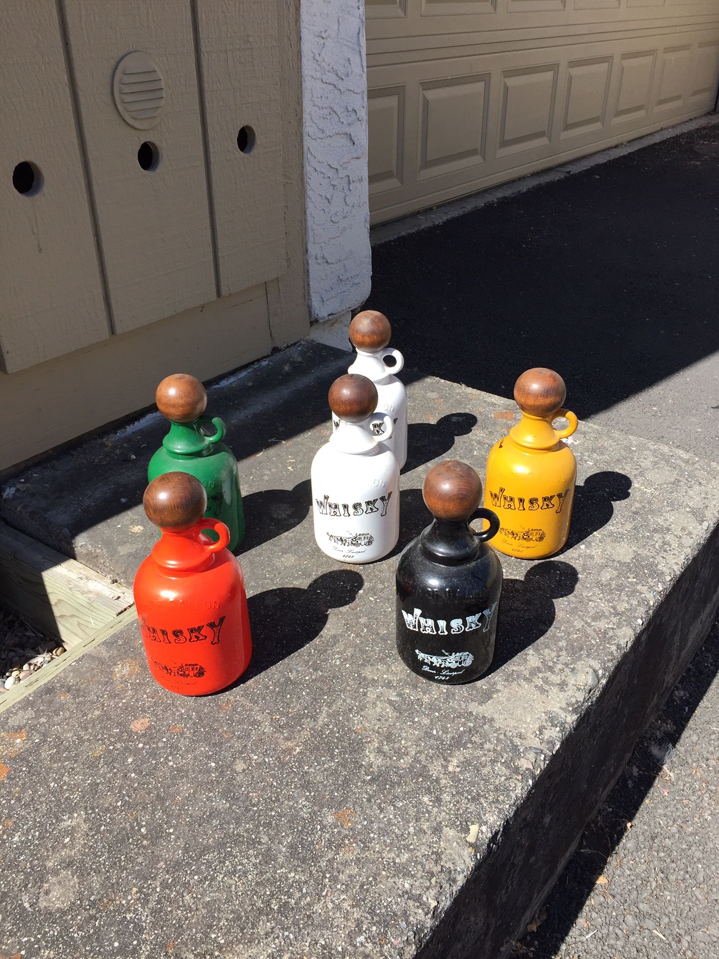 Novelty whiskey jug bottles - each bottle.