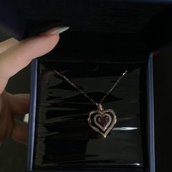 Sterling Silver Heart Necklace 