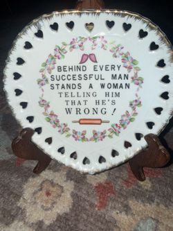 Successful man wall decorative plate