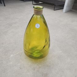 Large Floor Yellow Vase