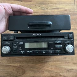 RSX OEM Radio And OEM radio Pocket Cover Trim