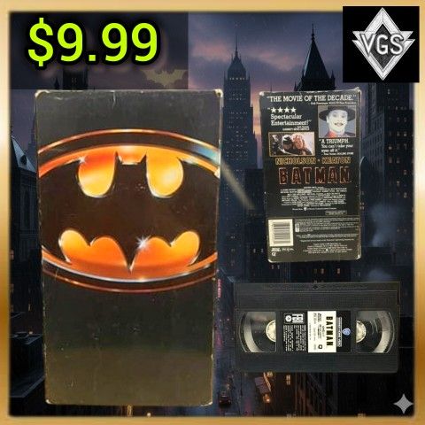 *VINTAGE* Batman VHS 1989