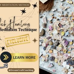 ✨ Crystal Dig Meditation Kit – Find Real Crystals! (Amethyst, Quartz, Garnet & More)  Plus Crystal workbook