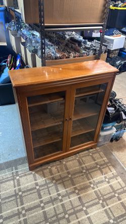 Cabinet with glass windows