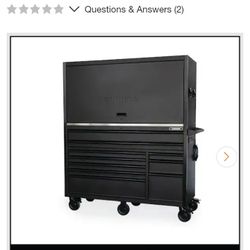 62 Inch Husky Mobile Tool Box With Top Cabinet 