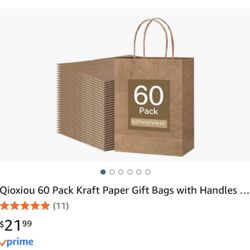 60 Gift Bags Goodies Bags Medium Size $15 For All 