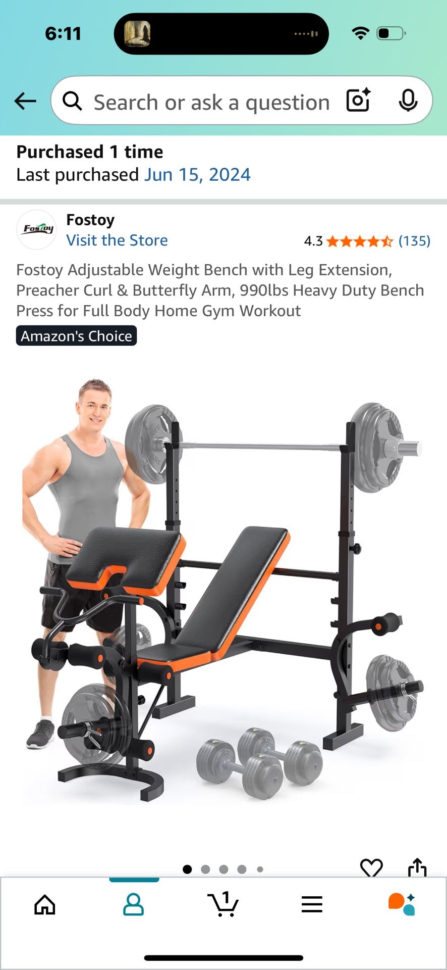 Weight Bench/home gym