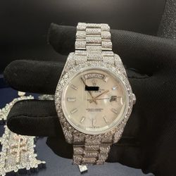 Moissanite Luxury Watch 