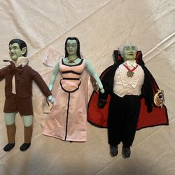The Munster Plush Collectibles 14” Lot Of 3