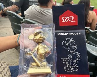 Los Angeles Angels GOLD Mickey Mouse Bobblehead SGA 8/12/26 Giveaway