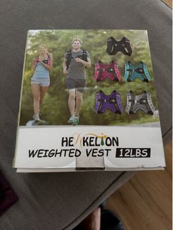 Weighted vest- 12lbs