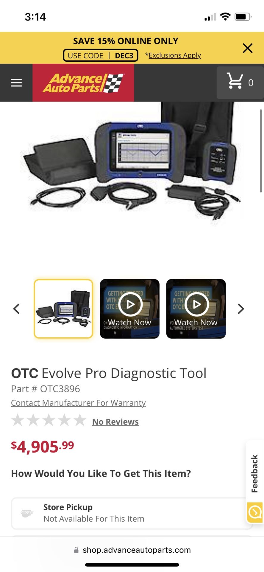 OTC Evolve Pro Diagnostic Tool