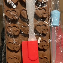 Hearts & Letters Silicone Mold Set 