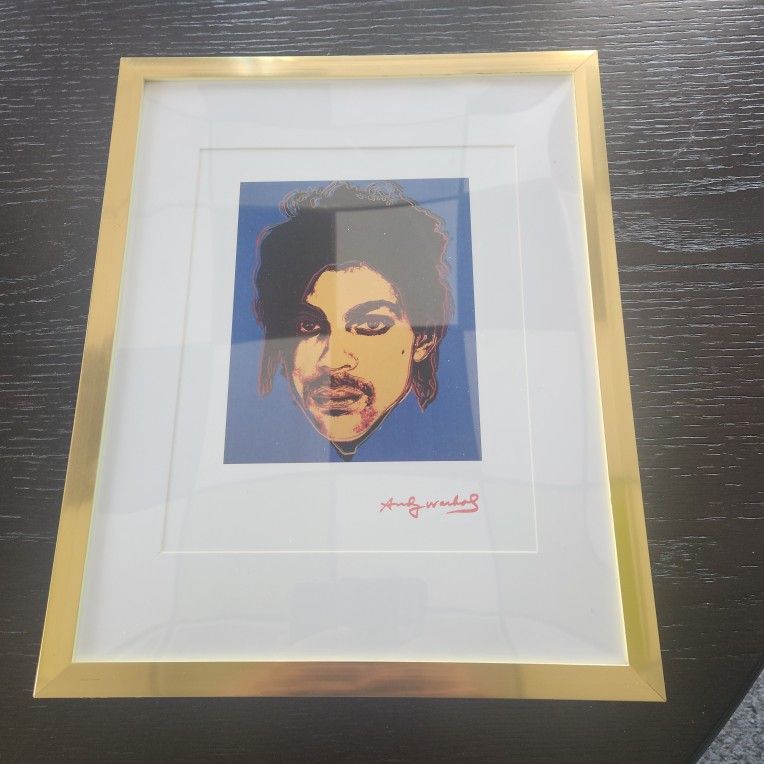 Andy Warhol Prince Painting  Signed