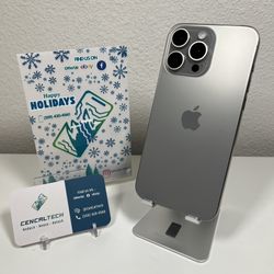 iPhone 15 Pro Max 256gb Unlocked 87% 🔋 Health 7/10 Condition. Screen Replaced. Fully Fuctional 