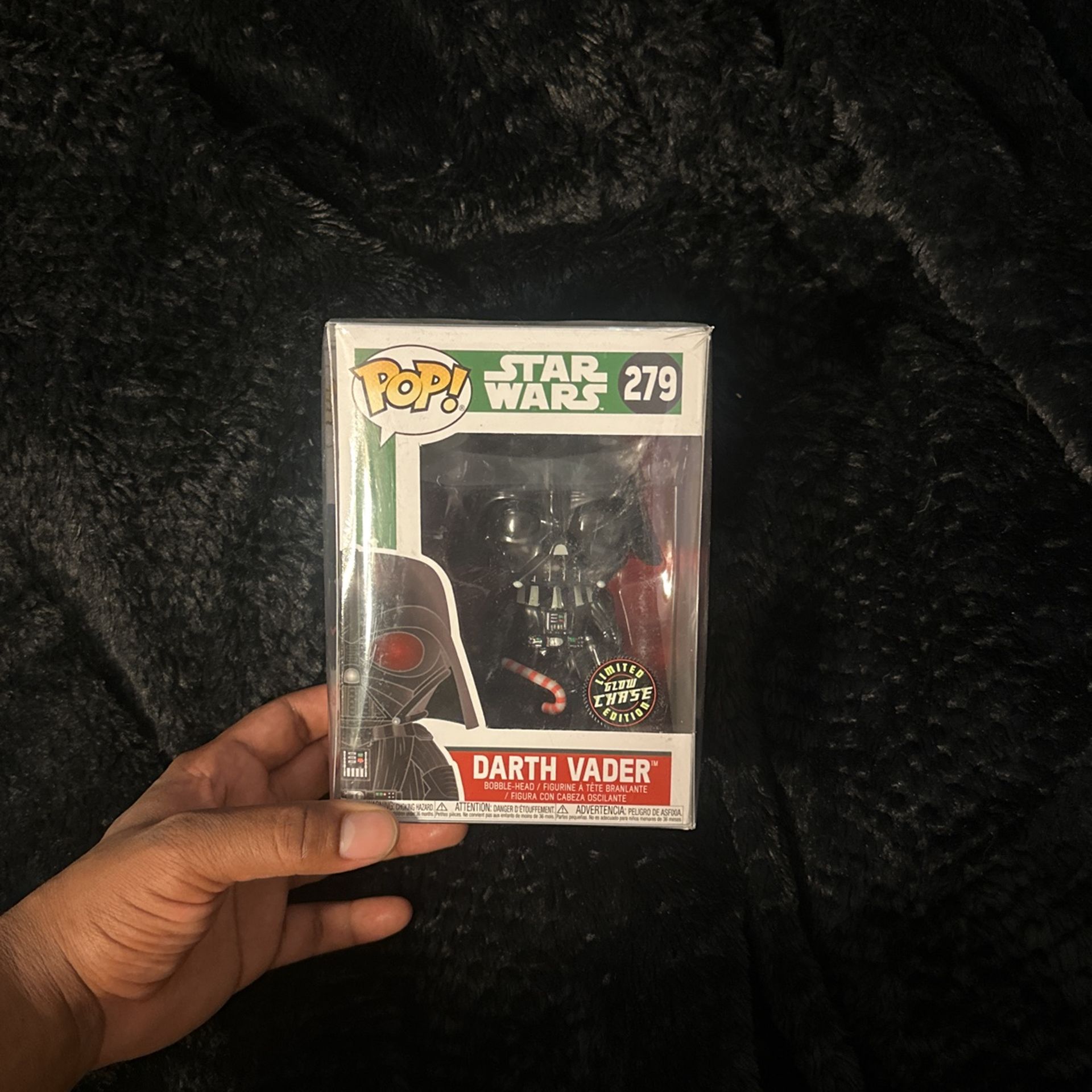 Darth Vader Funko Pop Christmas Glow in the dark edition. 