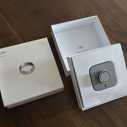 Oura Ring 4 Brushed Silver Size 9