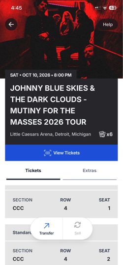 Johnny Blue Skies and The Dark Clouds Sunday September 13