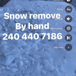 Snow Remove By Hand 