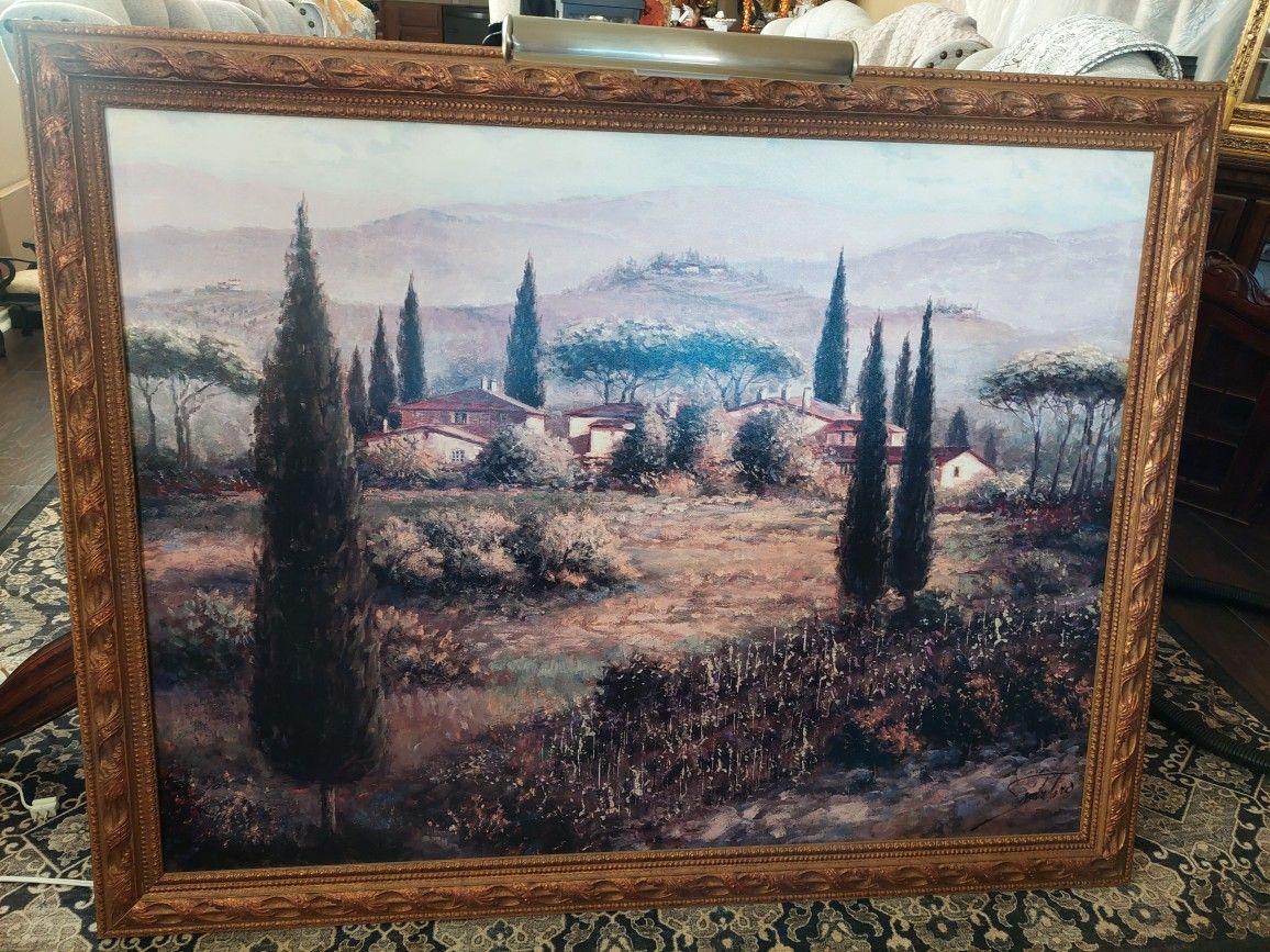 Very Large Picture And Light