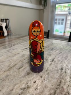 Russian Matryoshka Wooden Doll 7.5”