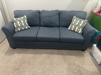 Ashley Sleeper Sofa Bed - Blue